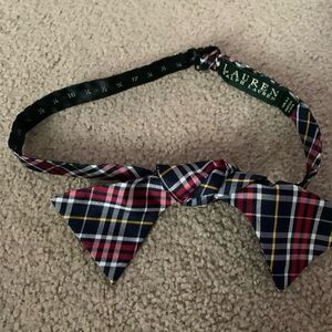 Lauren Ralph Lauren Multicolor Plaid Bow Tie